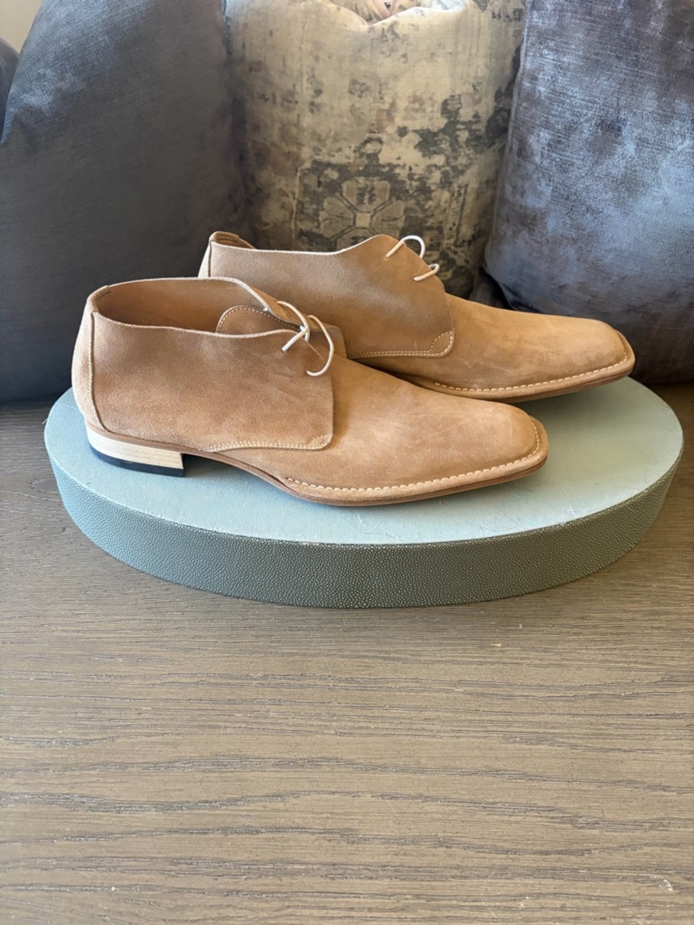 Kenneth Cole New York Tan Chukka Boots
